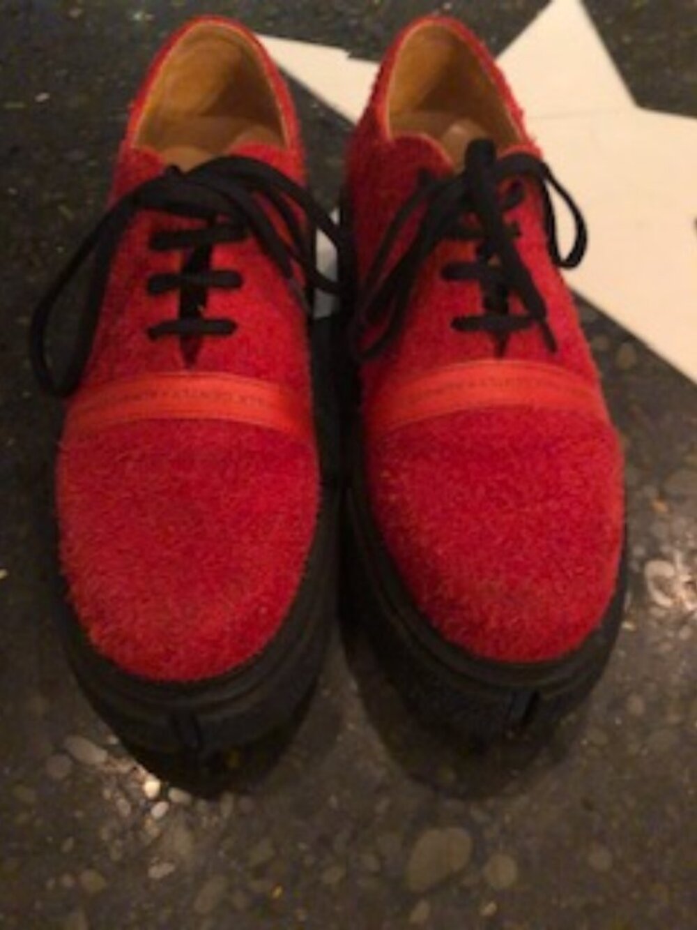 Fluevog Platform Suede Brogues